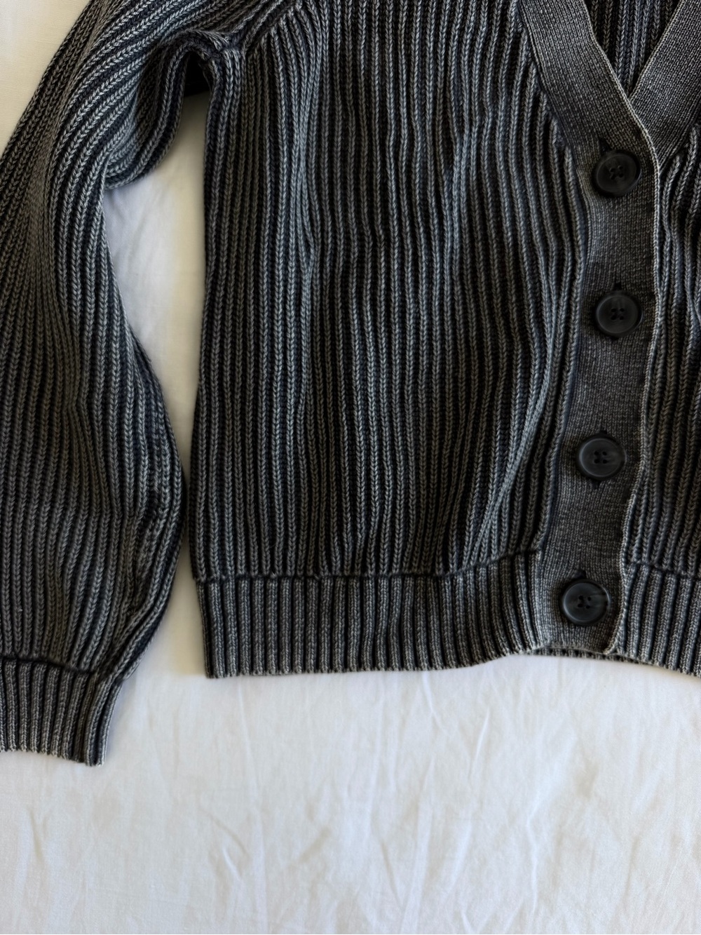 Old Navy Ribbed Button-Front Cardigan - Picture 3 of 5